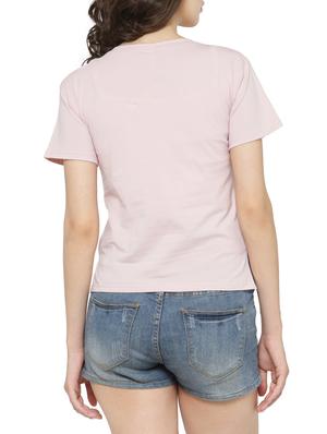 pink applique work tee - 14590137 - Standard Image - 3