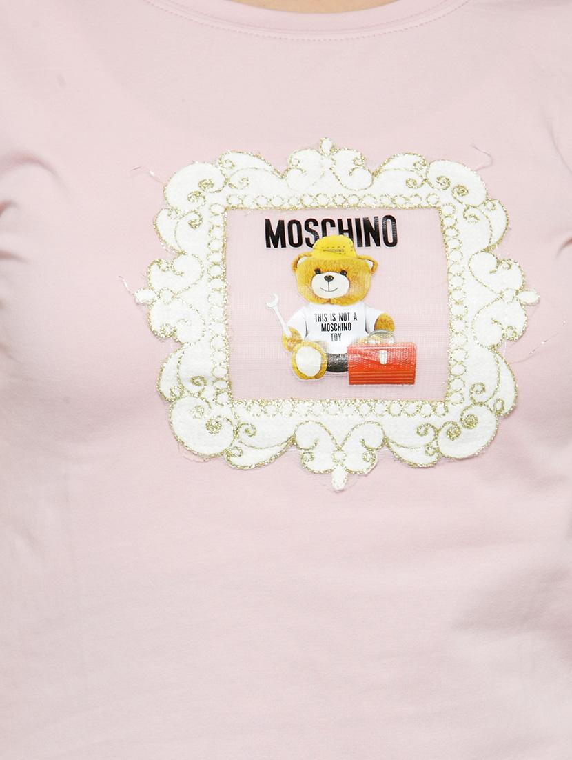 pink applique work tee - 14590137 - Zoom Image - 4
