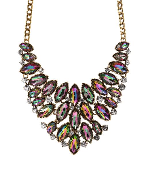 gold metal necklace - 14590323 - Very Small Image - 1
