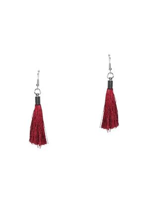 silver metal tassel necklace - 14590327 - Standard Image - 2