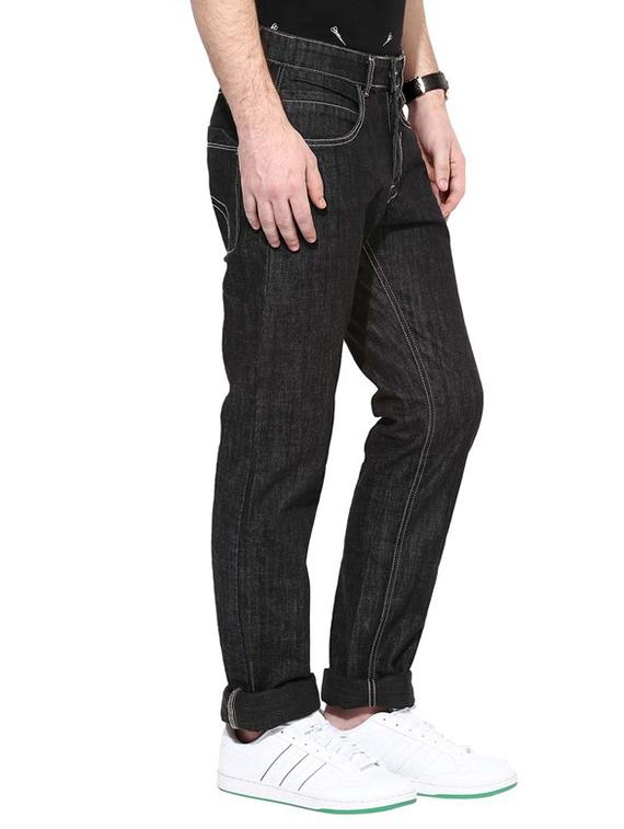 black organic cotton plain denim jeans - 14591349 - Zoom Image - 2