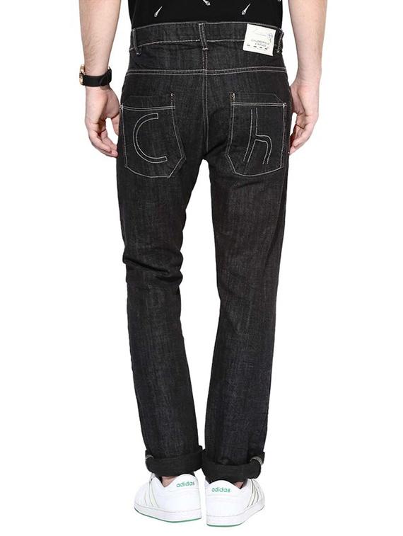 black organic cotton plain denim jeans - 14591349 - Zoom Image - 3