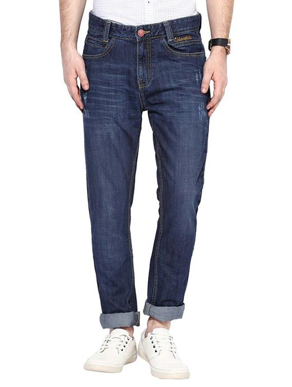 blue organic cotton light washed denim jeans - 14591352 - Zoom Image - 1