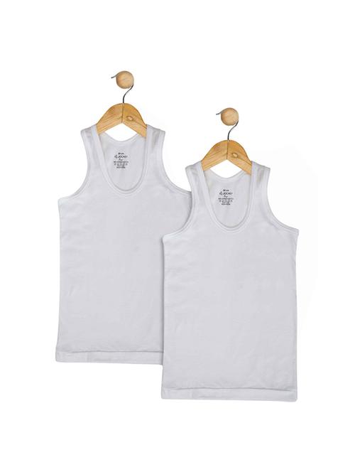 white cotton vest - 14593847 - Standard Image - 1