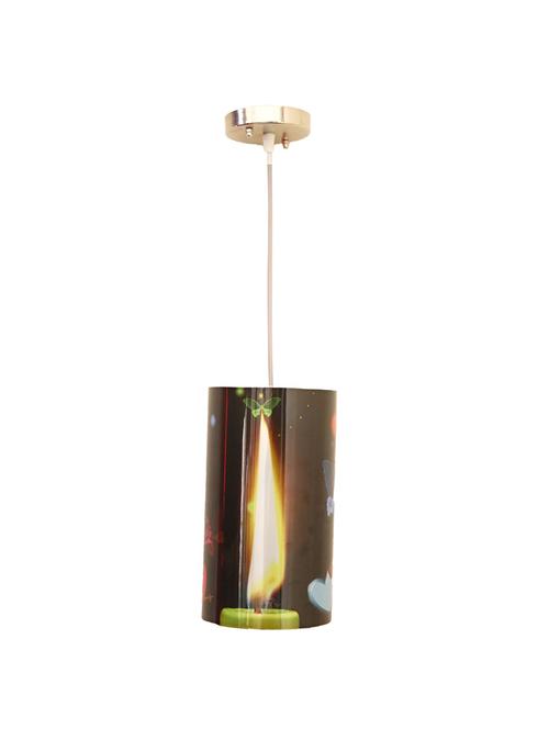 handmade plastic with color paper sheet crafted sceneted wall sconce lamp - 14597393 - Very Small Image - 1