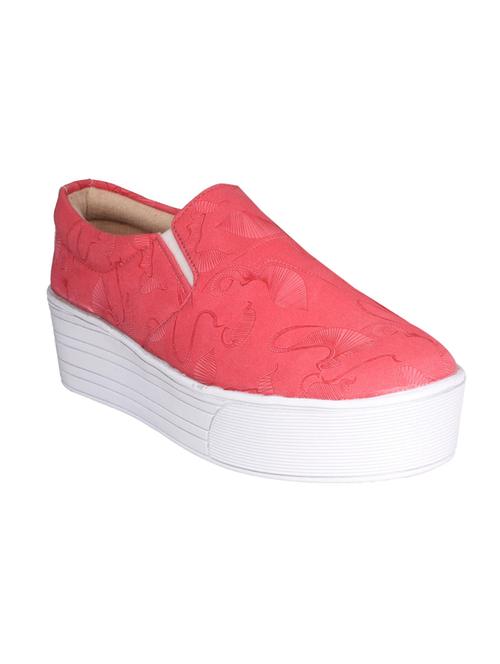 red plimsolls casual shoe - 14597934 - Standard Image - 1