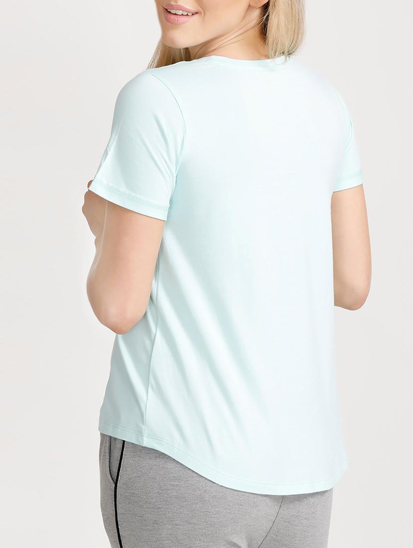 light blue viscose top - 14598290 - Zoom Image - 3