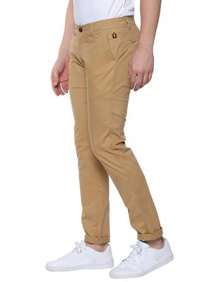 beige cotton chinos casual trousers - 14599809 - Standard Image - 2