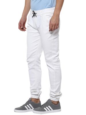 white solid jogger - 14600369 - Standard Image - 2