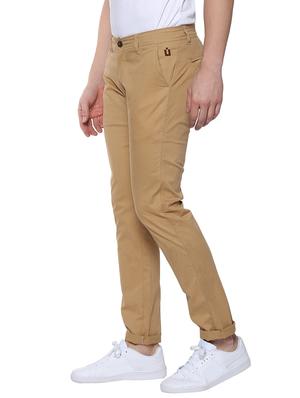 beige cotton chinos casual trousers - 14601199 - Standard Image - 2