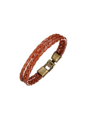 brown leather bracelet - 14605567 - Standard Image - 2