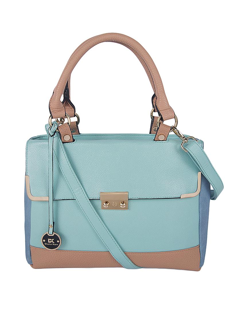 blue leatherette handbag - 14605618 - Zoom Image - 1