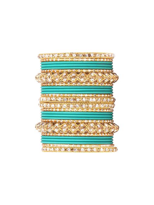 green metal bangle - 14606047 - Standard Image - 1