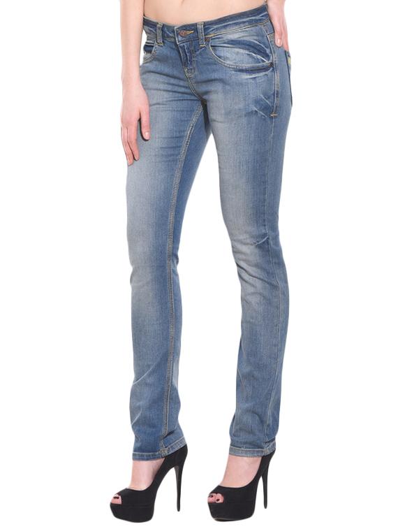 mid rise stone wash organic cotton jeans - 14608199 - Zoom Image - 2