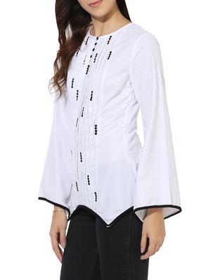 embellished asymmetric top - 14612497 - Standard Image - 2