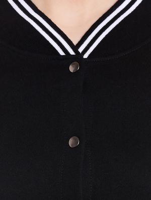 long sleeves varsity jacket - 14613373 - Standard Image - 4