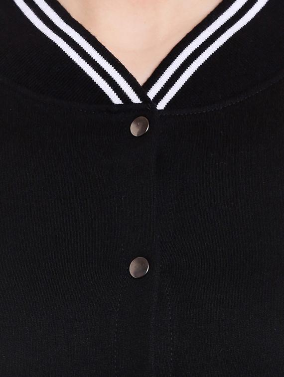 long sleeves varsity jacket - 14613373 - Zoom Image - 4