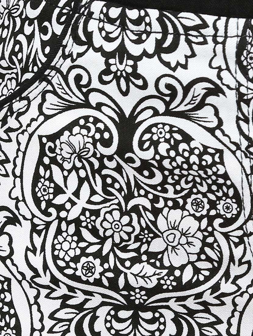 black printed pencil skirt - 14613555 - Zoom Image - 4