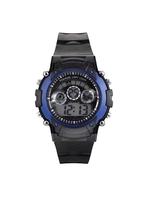 gurukrupa enterprise blue silicone strap watch - 14613725 - Standard Image - 1