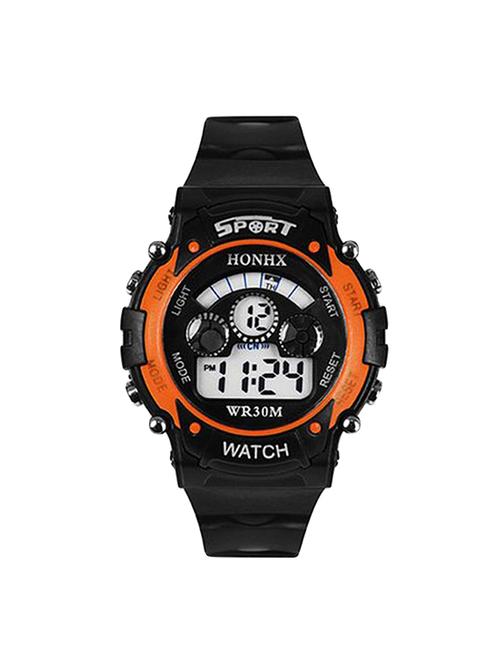 kid's orange digital 7light color watch - 14613728 - Standard Image - 1