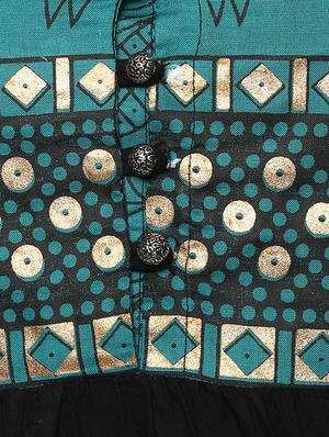 block print tiered kurta - 14617528 - Standard Image - 4