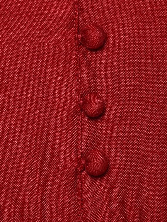 maroon flared kurta - 14617534 - Zoom Image - 4
