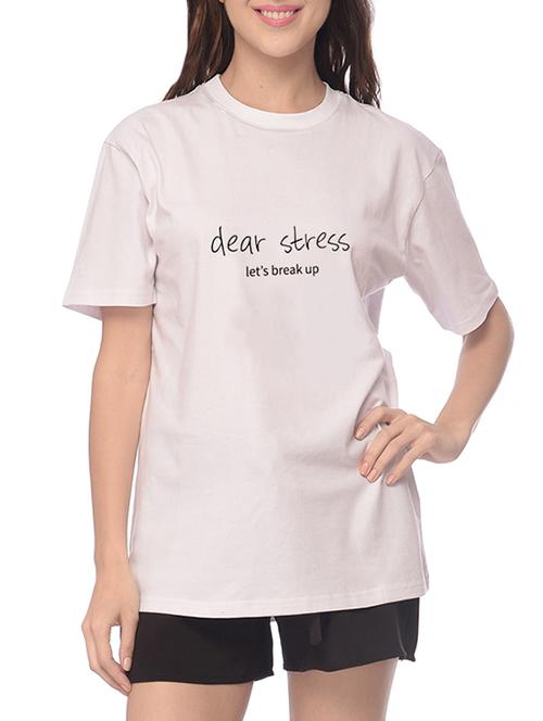 white cotton tee - 14617850 - Standard Image - 1