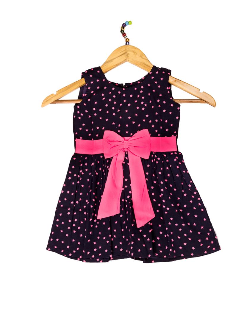 blue polyester frock - 14619939 - Zoom Image - 1