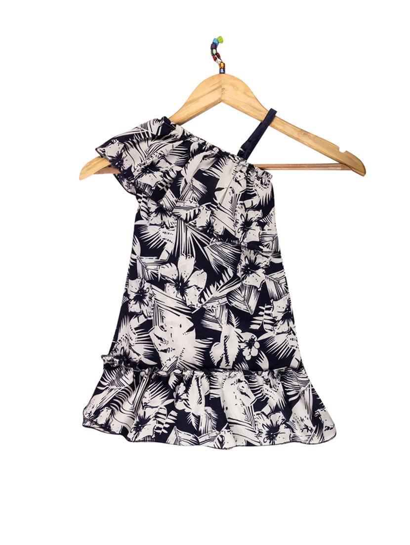 blue polyester frock - 14619946 - Zoom Image - 1