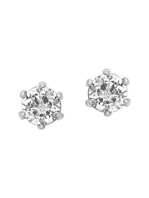 white brass studs earrings combo - 14620383 - Standard Image - 3