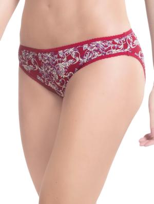 set of 2 red printed cotton bikini panty - 14620696 - Standard Image - 3