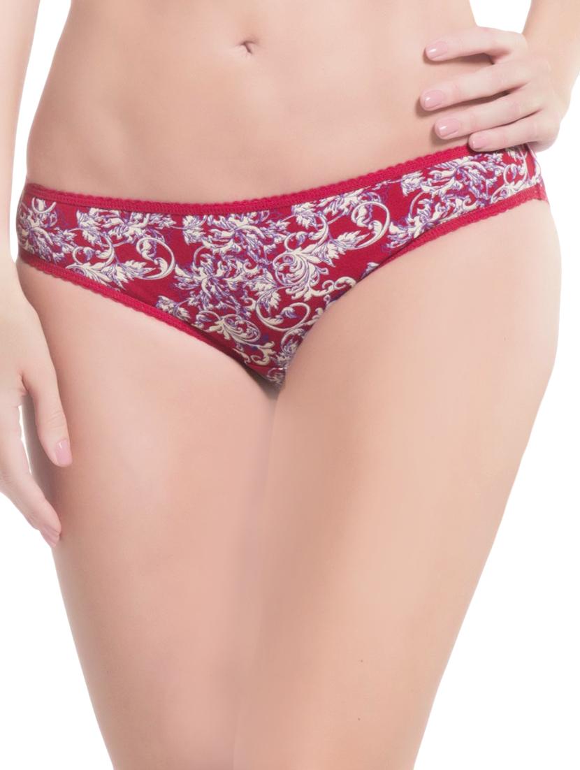 set of 2 red printed cotton bikini panty - 14620696 - Zoom Image - 2