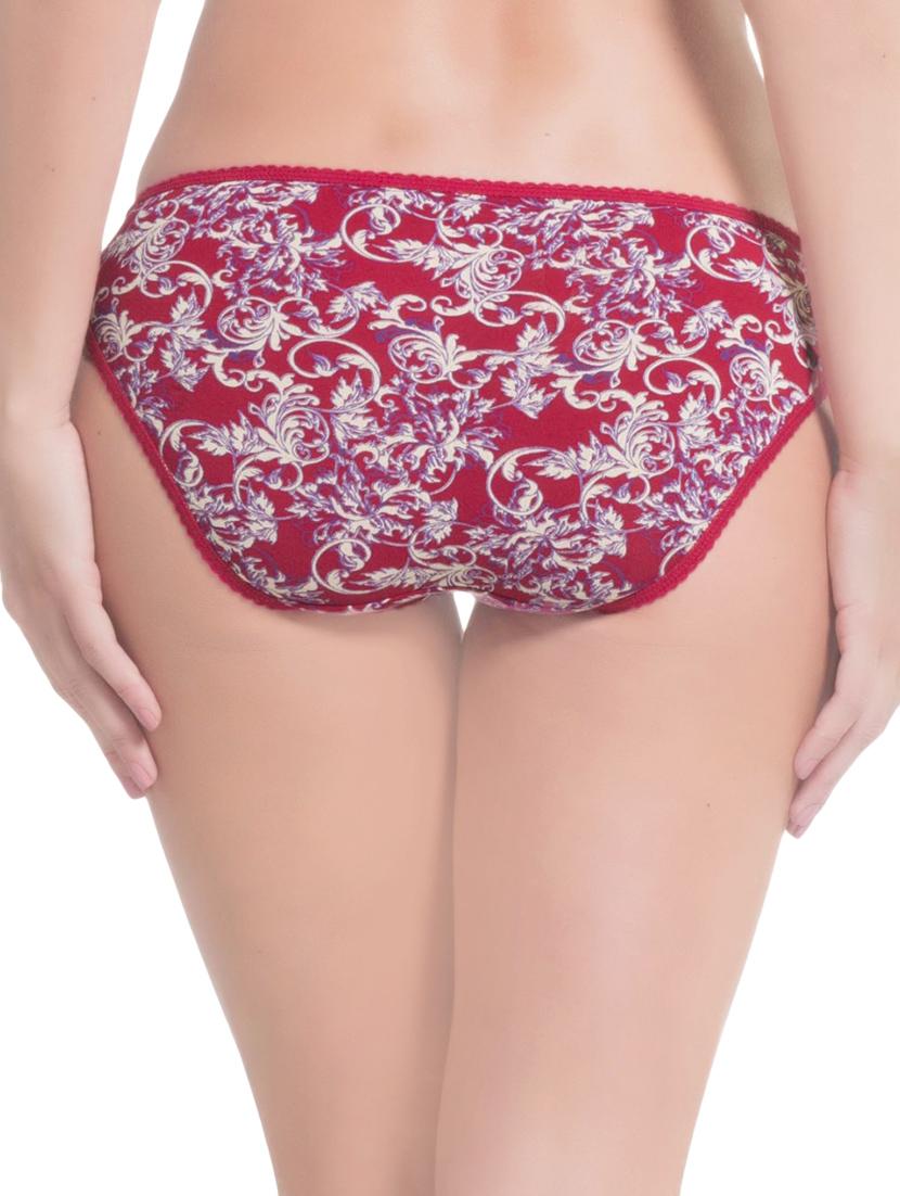 set of 2 red printed cotton bikini panty - 14620696 - Zoom Image - 4