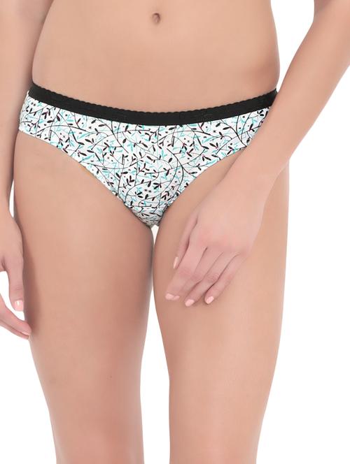 multi colored cotton bikini panty - 14620701 - Very Small Image - 1