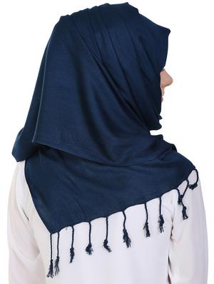momin libas blue viscose stole - 14626502 - Standard Image - 3