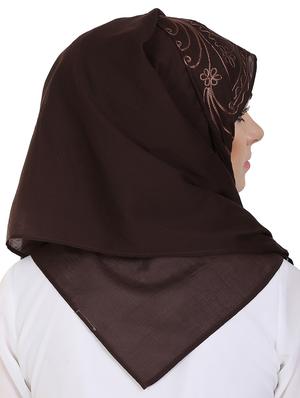 momin libas brown cotton stole - 14626521 - Standard Image - 3