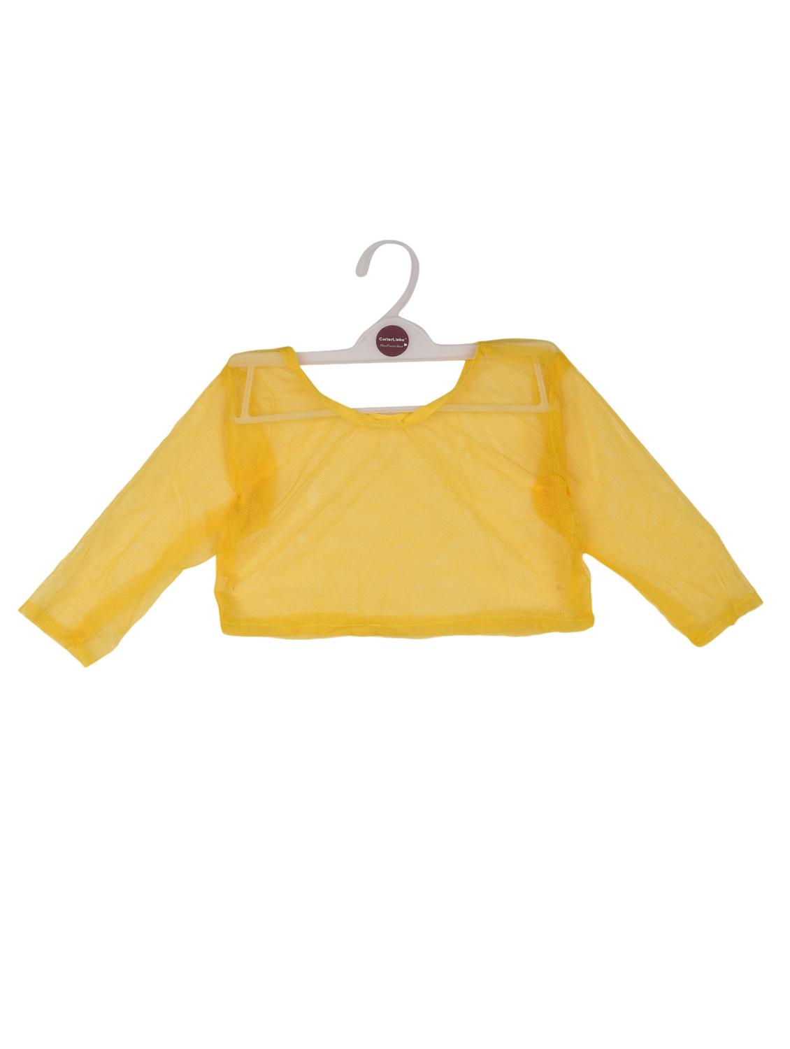 yellow net frock - 14626689 - Zoom Image - 4