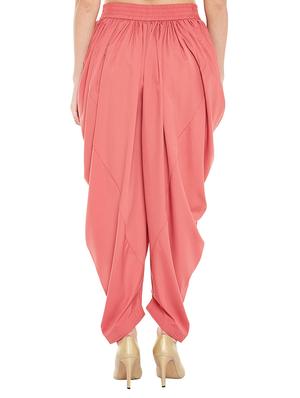 orange crepe dhoti salwar salwars - 14635487 - Standard Image - 3