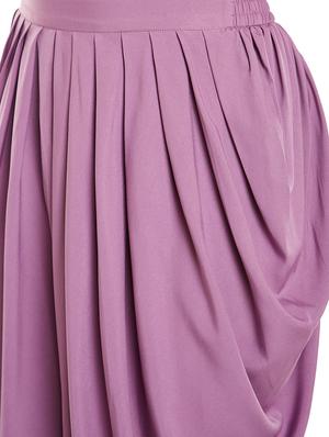 purple crepe dhoti salwar salwars - 14635492 - Standard Image - 4