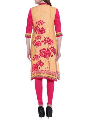 digital print straight kurta - 14636596 - Standard Image - 3