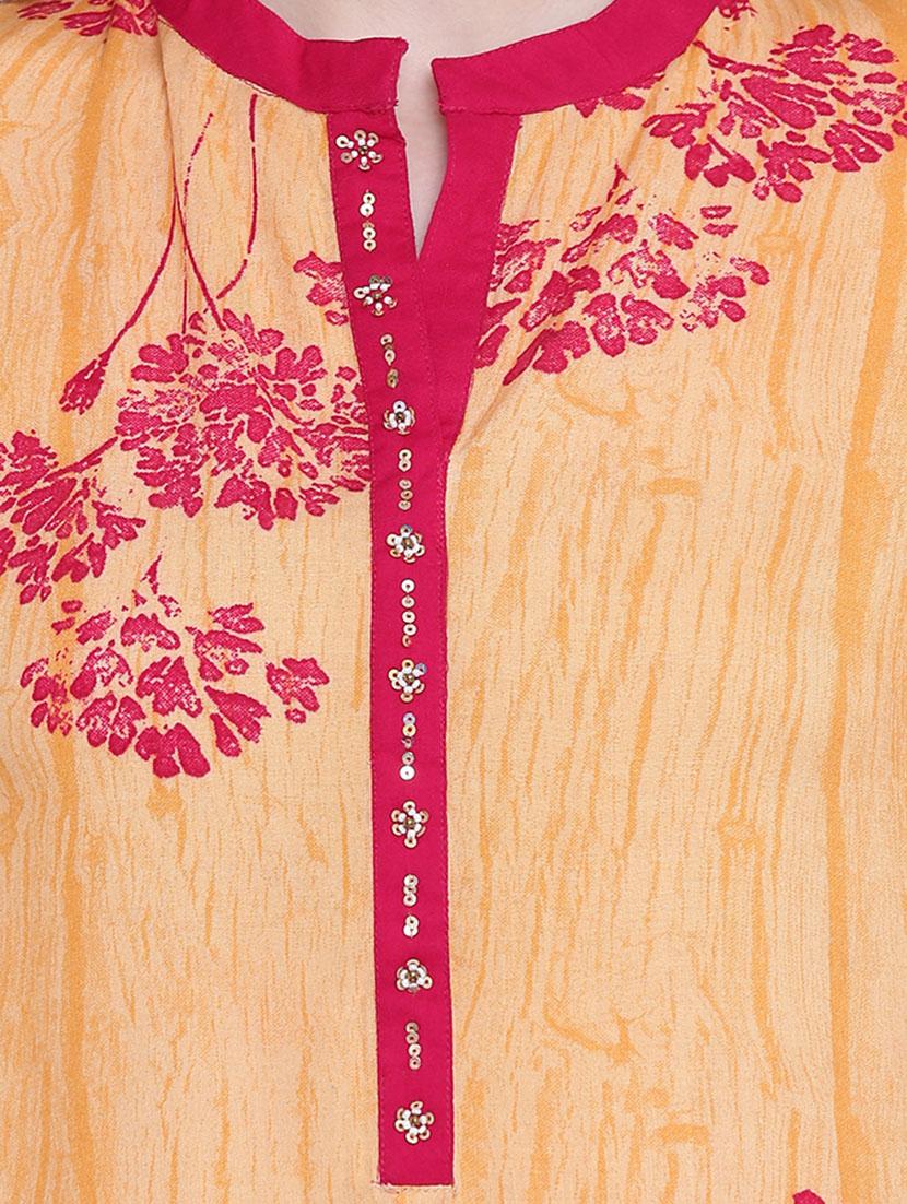 digital print straight kurta - 14636596 - Zoom Image - 4