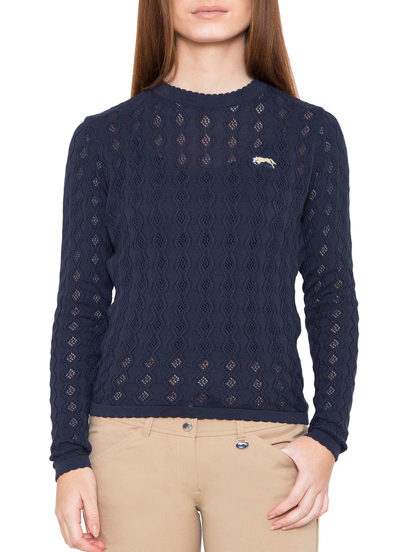 navy blue cotton pullover - 14637934 - Zoom Image - 1