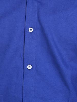 blue cotton casual shirt - 14645785 - Standard Image - 4