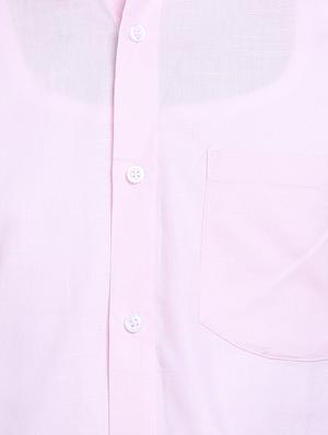 pink cotton casual shirt - 14645787 - Standard Image - 4