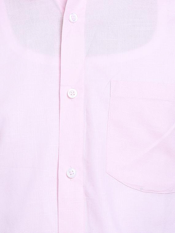 pink cotton casual shirt - 14645787 - Zoom Image - 4