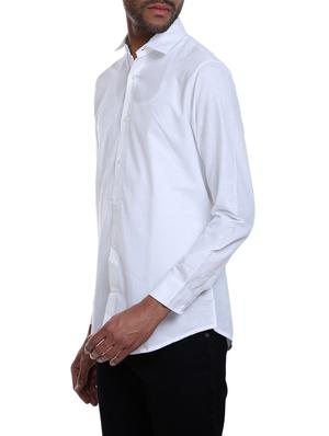 white cotton casual shirt - 14645793 - Standard Image - 2