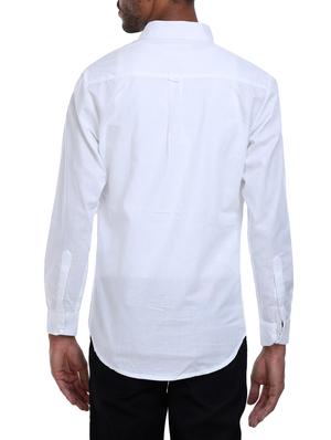 white cotton casual shirt - 14645793 - Standard Image - 3