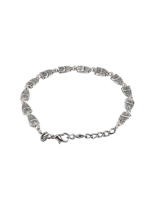 silver metal bracelet - 14648620 - Standard Image - 1
