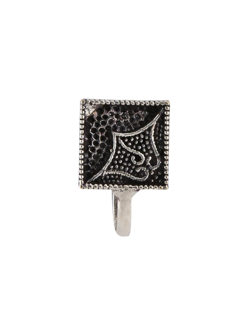 silver metal nose pin - 14648689 - Zoom Image - 1