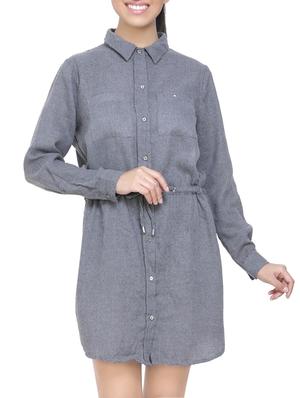 grey shirt dress - 14649878 - Standard Image - 2